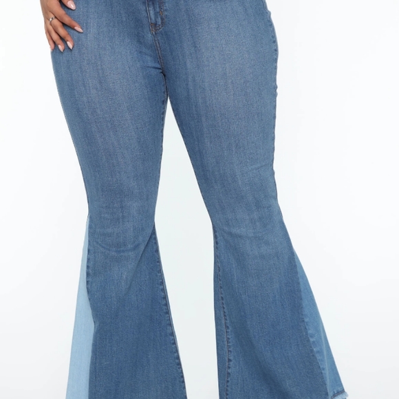 fashion nova bell bottom jeans